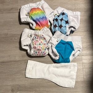 Super Undies Colorful Kids Cloth Diaper Set